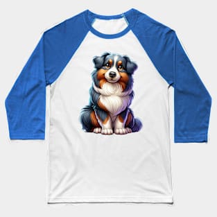 Cute Australian shepherd Baseball T-Shirt